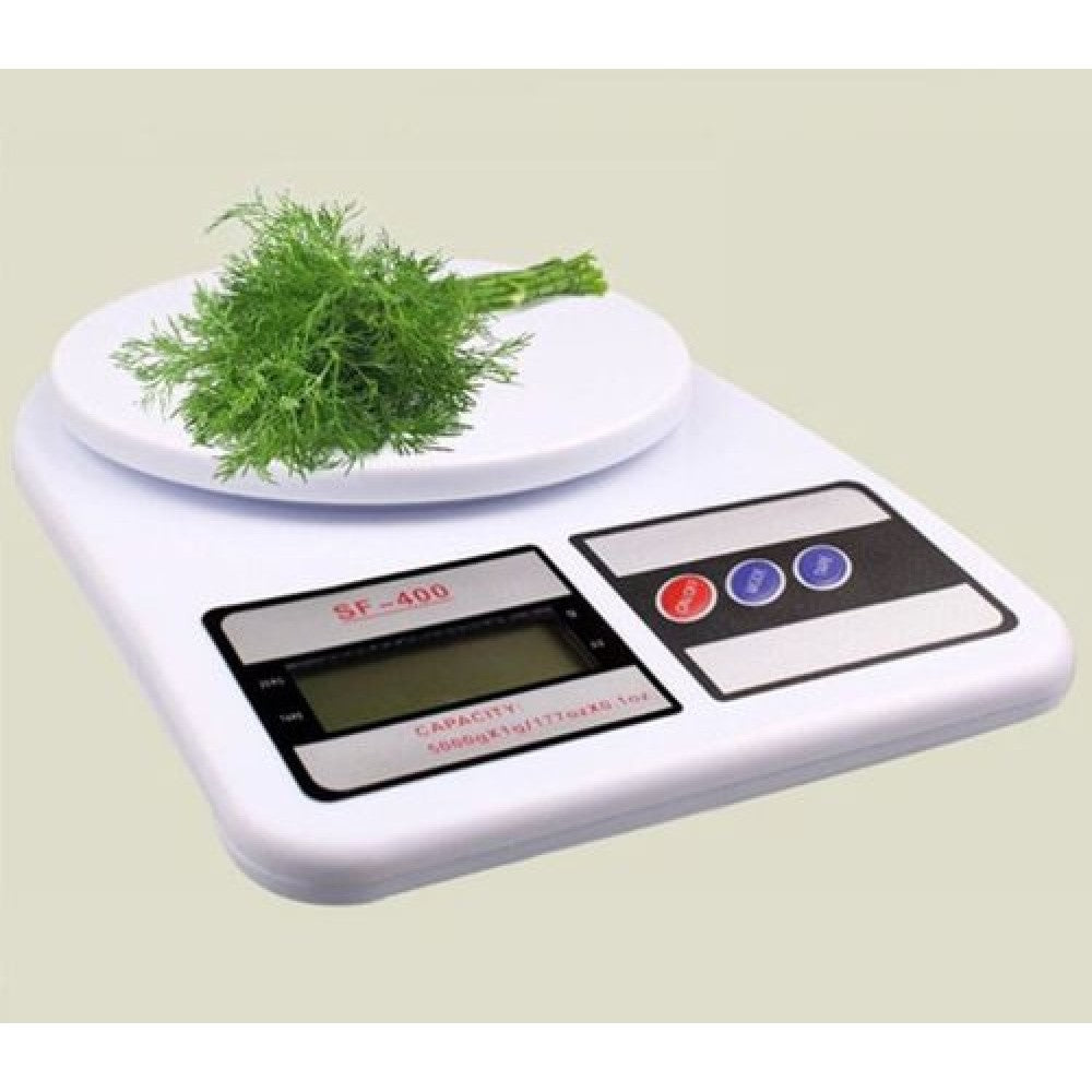 Digital Kitchen Weighing Machine Multipurpose Electronic Weight Scale with Backlit LCD Display for Measuring Food, Cake, Vegetable, Fruit